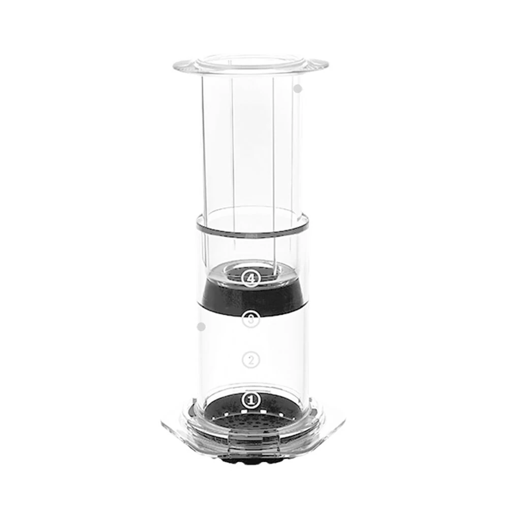 Outdoor Portable Hand-Press Coffee Maker Espresso Machine Portable French Press Coffee Maker Air Pressure Barista Tools with 100 Filter Paper (image for) Outdoor Portable Hand-Press Coffee Maker Espresso Machine Portable French Press Coffee Maker Air Pressure Barista Tools with 100 Filter Paper