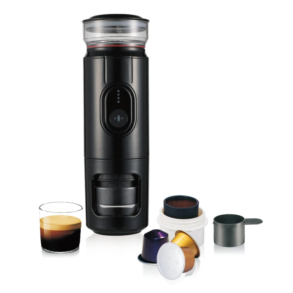 (image for) OneMore 2 In 1 Portable Espresso Machine Rechargeable Hot & Cold Brew Portable Electric Capsule Coffee Maker For Outdoor Travel